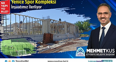 Yenice Spor Kompleksi İnşaatı İlerliyor