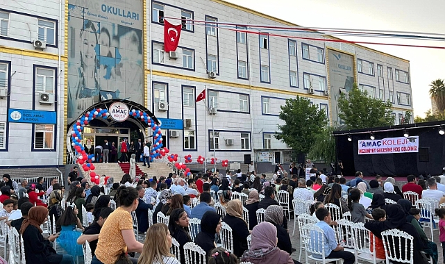 Amaç Kolejinde mezuniyet heyecanı yaşandı