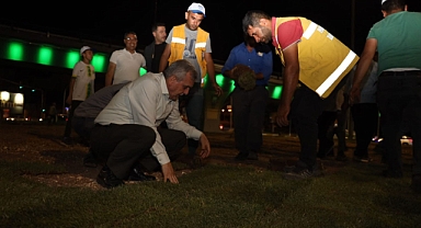 Başkan Beyazgül Abide Kavşağındaki Çalışmaları Yerinde İnceledi