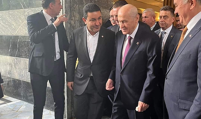 Başkan Özyavuz Devlet Bahçeli İle Bir Araya Geldi
