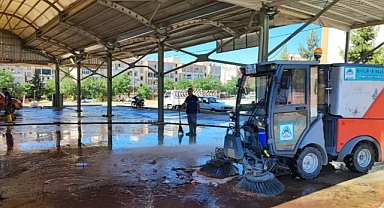Eyyübiye'de kurban sonrası çalışmalar başlatıldı!
