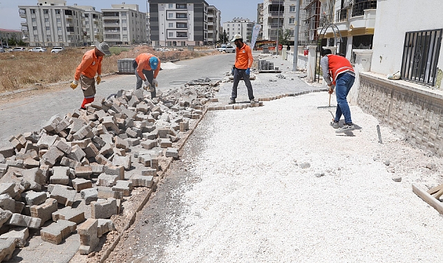Haliliye’de üst yapı çalışmaları devam ediyor