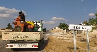 Harran’da haşereyle mücadele devam ediyor