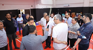 Harran da ki sağlık tesisleri ziyaret edildi