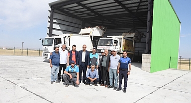 Hilvan'da Katı Atık Aktarım İstasyonu ilk transferini yaptı.