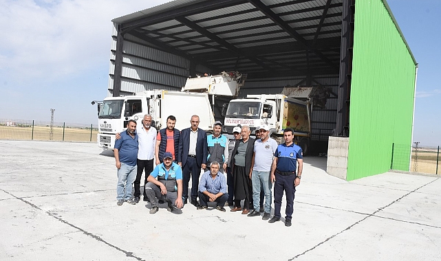 Hilvan'da Katı Atık Aktarım İstasyonu ilk transferini yaptı.