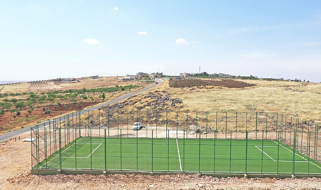 Karaköprü'de kırsaldaki gençler için yeni spor tesisleri kazandırılıyor