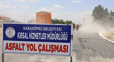 Karaköprü kırsalında yollar asfaltla yenileniyor