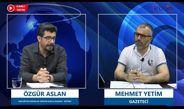 MEM Eğitim Kurumları Kurucusu Özgür Aslan Gazeteci Mehmet Yetim'in Konuğu Oldu