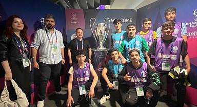 Okuyup ödülü aldılar! Urfalı öğrenciler Şampiyonlar Ligi Finali için İstanbul'da!