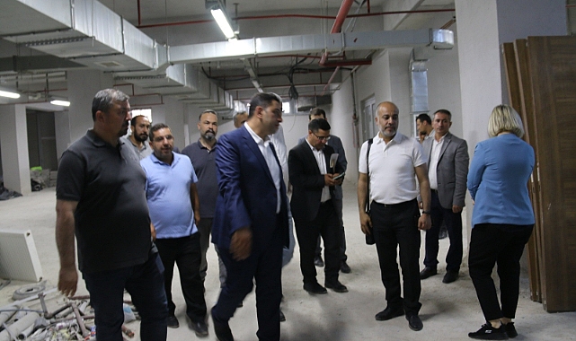 Sağlık Müdürü Solmaz Haliliye Ağız ve Diş Sağlığı Hastanesinde incelemelerde bulundu.