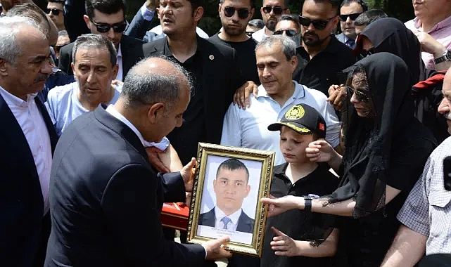 Şehit polis için tören düzenlendi!