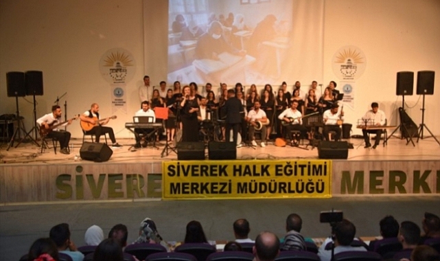 Siverek Halk Eğitimi Merkezi'nden yıl sonu konseri