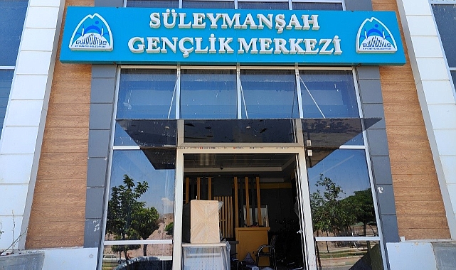 Süleymanşah Gençlik Merkezi Donatılıyor