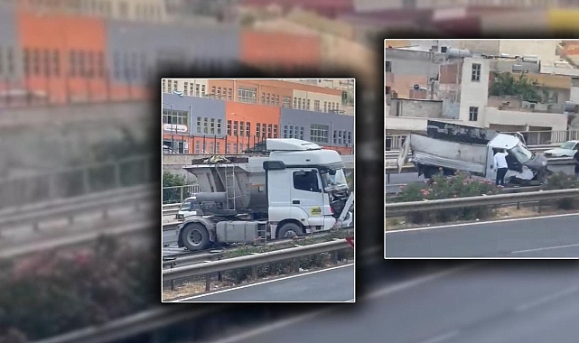Urfa'da maddi hasarlı trafik kazası!