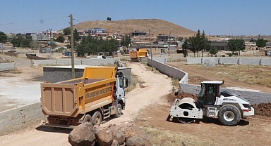 Viranşehir’deki yol çalışmasında sona gelindi!