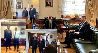4 Bakan Yardımcısı ile görüştü! Vali Ayhan’dan peş peşe ziyaretler!