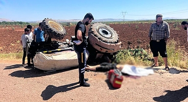 Bir ölü var! Şanlıurfa'da bir traktör kazası daha!