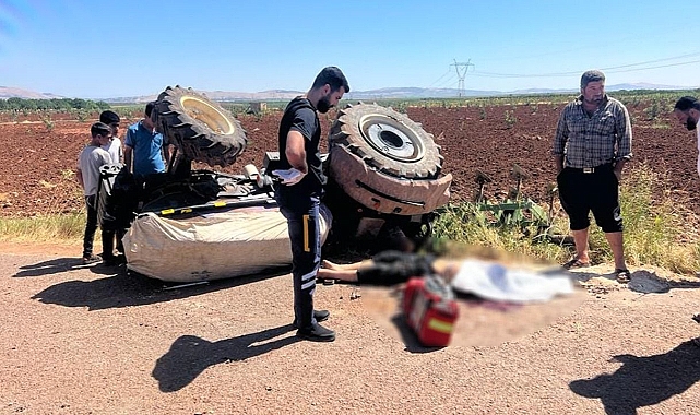 Bir ölü var! Şanlıurfa'da bir traktör kazası daha!