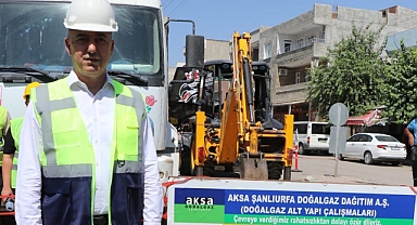 Bozova’da Doğalgaz için ilk kazı yapıldı!