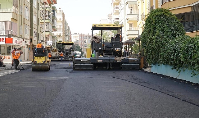 Haliliye'de sıcak asfalt çalışmaları devam ediyor