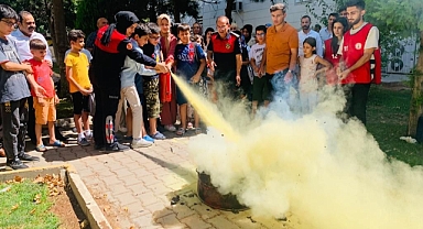 İtfaiye’den yangın tatbikatı