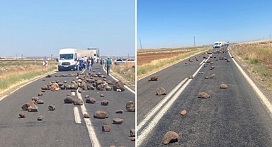 Şanlıurfa’da çiftçiler yine yol kapatıp eylem yaptı
