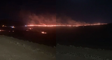 Şanlıurfa’da gece saatlerinde korkutan yangın!