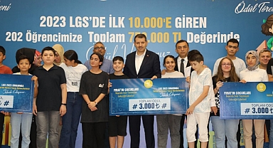 Şanlıurfa’da LGS’de derece yapanlara ödül verildi!
