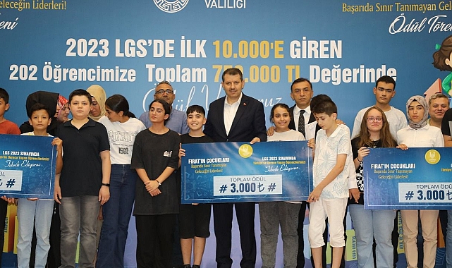 Şanlıurfa’da LGS’de derece yapanlara ödül verildi!