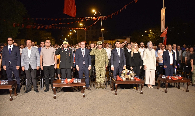 Siverek’te 15 Temmuz Demokrasi ve Milli Birlik Günü etkinlikleri düzenlendi