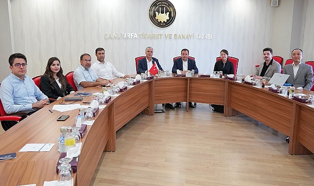 ŞUTSO’da tarıma dayalı sanayi sektörü jıca heyetiyle değerlendirildi