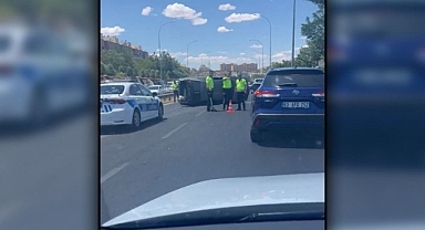 Urfa'da otomobil devrildi: Yaralılar var!