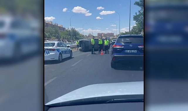 Urfa'da otomobil devrildi: Yaralılar var!