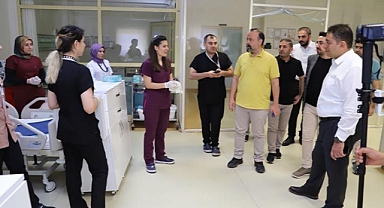 Yeni İl Sağlık Müdürü Solmaz mesaiye Siverek'ten başladı!