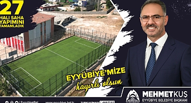 Başkan Mehmet Kuş’un Yapımına Başladığı 27 Halı Sahanın Tamamı Hizmete Sunuldu