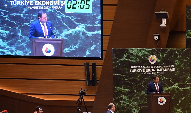 Başkan Yetim, TOBB Ekonomi Şurası'nda Konuştu