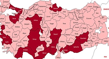 Dikkat! Şanlıurfa en riskli iller arasında!