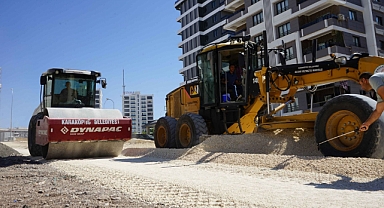 Karaköprü'de üst yapı çalışmaları hız kesmeden devam ediyor