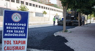 Karaköprü’de yeni yollar asfaltlanıyor