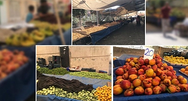Pazardaki sesler kısıldı! Urfa'da kimsenin gitmediği pazarda esnaf tezgahı başında uyudu!