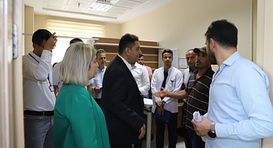 Sağlık Müdürü Solmaz Akçakale devlet Hastanesi'nde incelemelerde bulundu