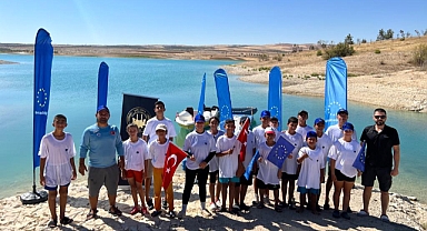 Şanlıurfa’da 4.Avrupa Spor Festivali Kapsamında Kano Yarışması Düzenlendi