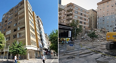 Şanlıurfa’daki ağır hasarlı binanın yıkımı gerçekleşti!