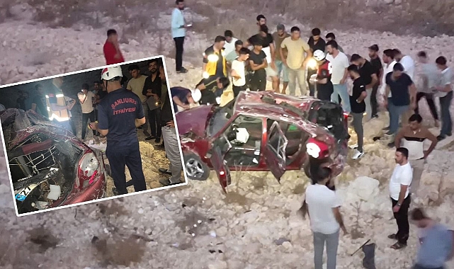 Urfa’da araç şarampole yuvarlandı! 1 ölü, 1 yaralı!