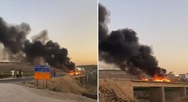 Urfa’da kesintiler sürüyor! İki ilçe yolunu ateş yakarak kapattılar!