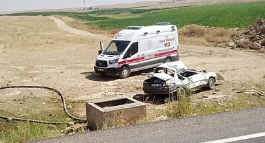 Urfa'da otomobiliyle şarampole uçtu! Saatler sonra acı haber geldi!