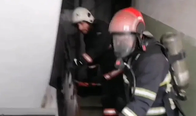 Bahçelievler'de korkutan yangın!
