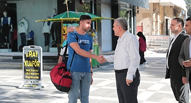 Başkan Beyazgül'den Esnaf Ziyareti