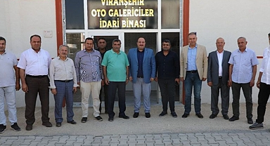 Başkan Ekinci, oto galericiler sitesi esnafıyla bir araya geldi!
